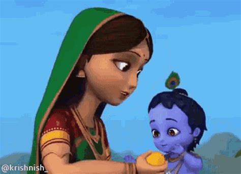 Little Krishna Cute Krishna GIF – Little Krishna Cute Krishna Kanha ...