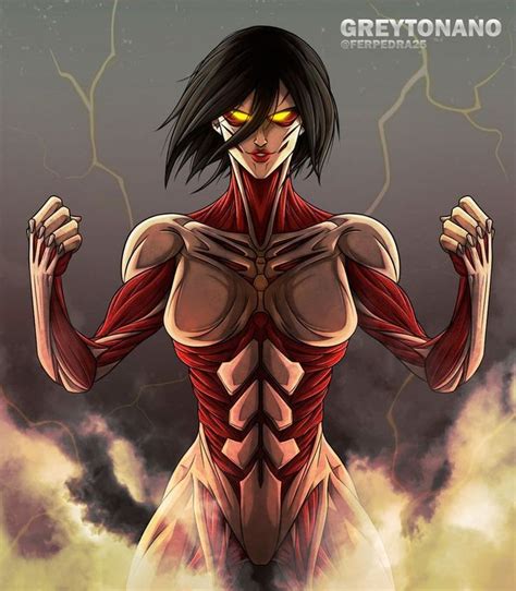 The stealer titan (AOT X Reader) | Female titan, Attack on titan fanart ...