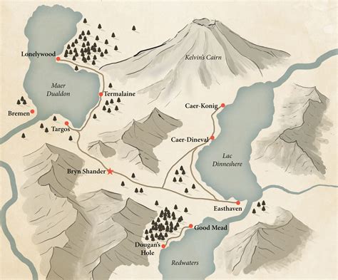 Icewind Dale Map by UbiquitousUK on DeviantArt