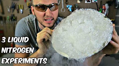 3 Awesome Liquid Nitrogen Experiments! - YouTube