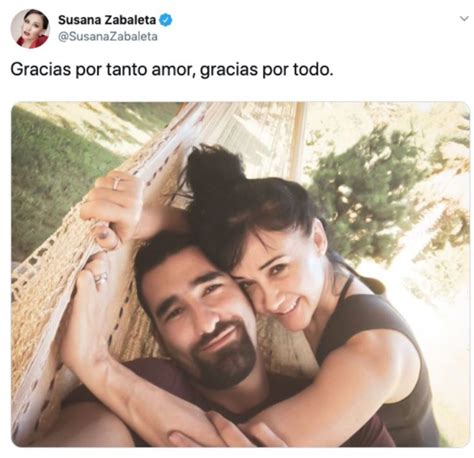 Susana Zabaleta termina su relación