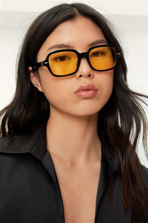 Yellow Tinted Lens Sunglasses | Nasty Gal