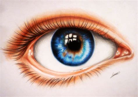 An Eye- Colored Pencil Drawing by Polaara on DeviantArt | Pencil ...