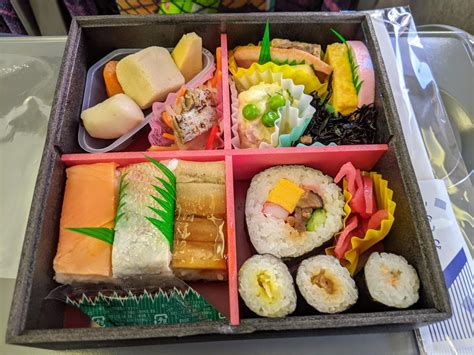 Ekiben (Train station bento) while on the Shinkansen towards Nikko The ...