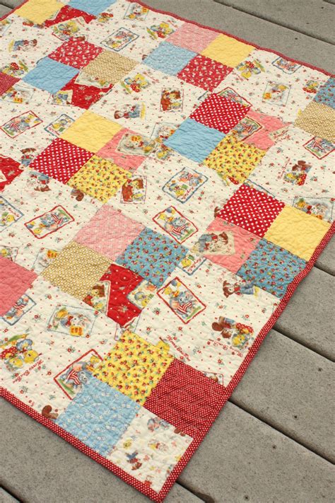 Simple Four Patch Baby Quilt | Patch quilt, Baby girl quilts, Quilt ...