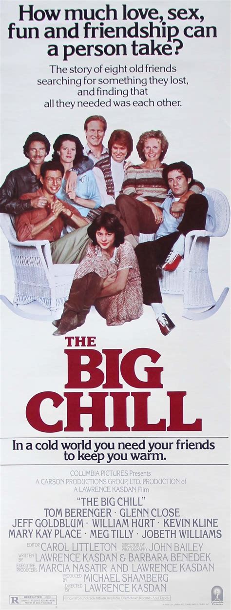 Big Chill (1983) | Big chill movie, Big chill, Movie posters