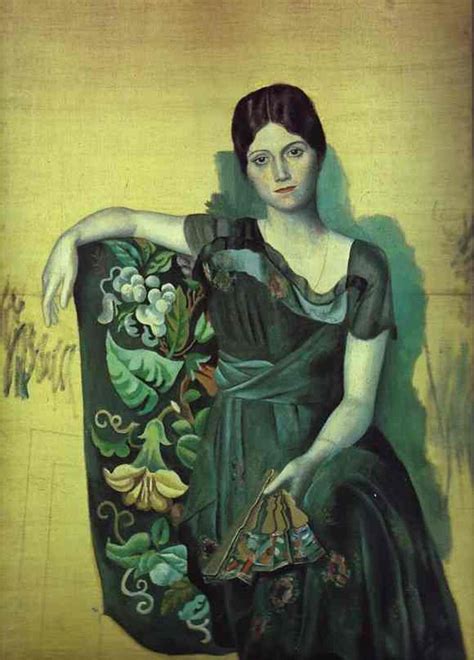 Picasso's first wife, Olga Khokhlova, 1917 | Art-Picasso | Picasso ...