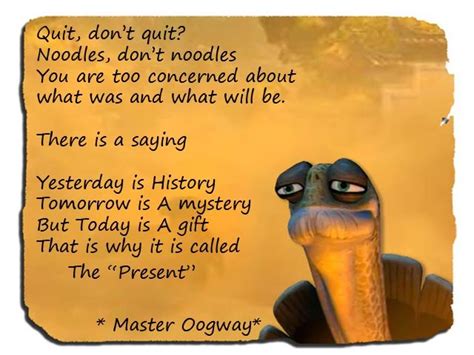 oogway quotes | Wise quote by Master Oogway | Quotes | Pinterest ...