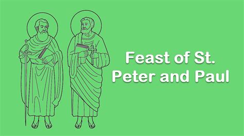 Feast of St. Peter and Paul - ExcelNotes