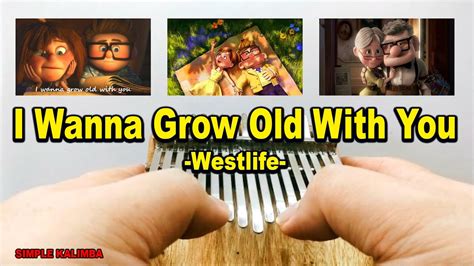 I Wanna Grow Old With You By Westlife ||•Kalimba with Easy Tab•|| - YouTube