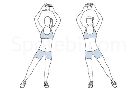 Modified Jumping Jacks | Illustrated Exercise Guide