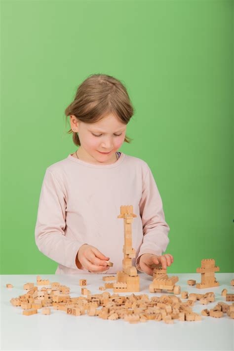 Wooden building bricks compatible with Lego bricks - KinderSpell