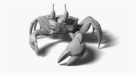 3d ghost crab model