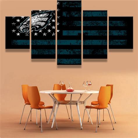 Philadelphia Eagles Flag Logo – Sport Canvas Art Wall Decor ...