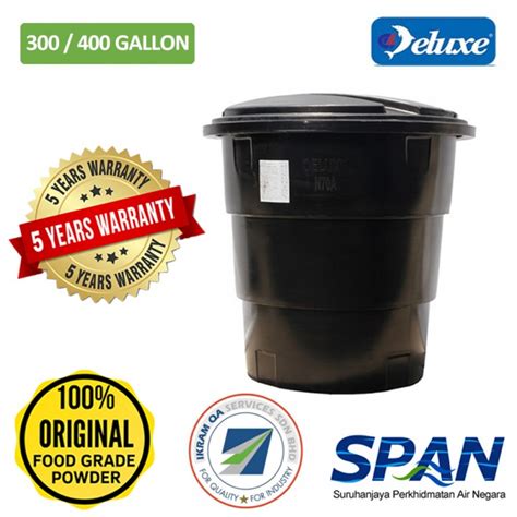 300/400 Gallon Deluxe Polyethylene Round (Slim & Tall) type Water Tank