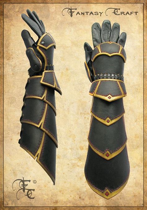 Pin on Armor | Leather bracers, Leather armor, Fantasy craft