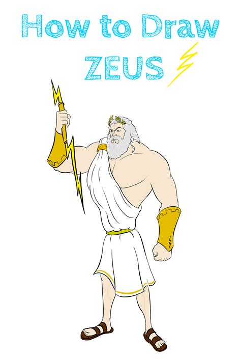 How to Draw Zeus - How to Draw Easy