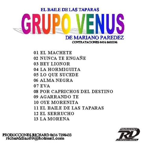 Tropical Bailables: Grupo Venus de Mariano Paredez