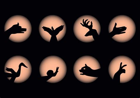 Free Shadow Puppet Hand Vector | Shadow puppets, Vector, Shadow