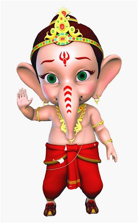 Bal Ganesh Cartoon Drawing , Transparent Cartoons - Cartoon Bal Ganesh ...