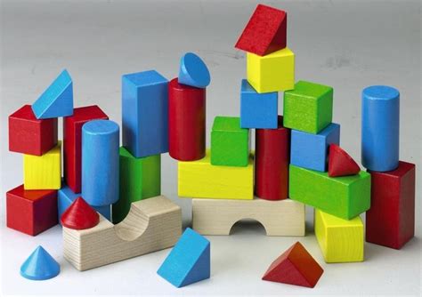 Colored Building Blocks Set – HABA | Building blocks, Wooden playset ...