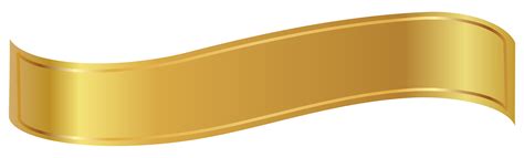 Golden Ribbon, Gift, Celebration, Award, Satin PNG