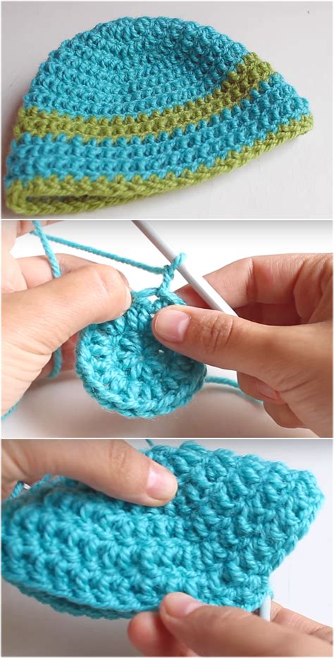 How To Crochet A Basic Beanie Hat - We Love Crochet