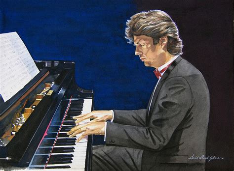 David Foster Symphony Sessions Portrait Painting by David Lloyd Glover