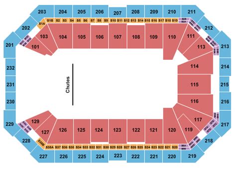 Dickies Arena, Rodeo Seating Chart | Star Tickets