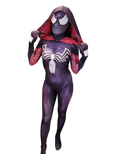 Cosplay Life Gwen Stacy Gwenom Cosplay Costume Lycra Fabric Bodysuit ...