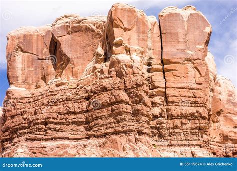 Hoodoo Formations at Utah National Park Mountains Stock Photo - Image ...