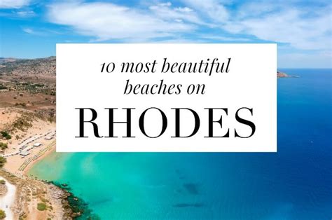 10 Most Beautiful Beaches on Rhodes | The Mediterranean Traveller