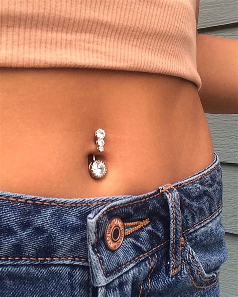 Multi Gem belly button piercing jewelry | Perfect for summer | Belly ...