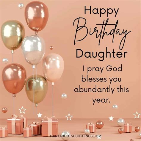 Sweet Birthday Prayers For My Daughter {Plus Images} | Think About Such ...