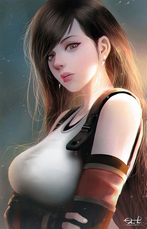 ArtStation - Tifa FF7 Remake - Fanart, Kittichai Reaungchaichan ...