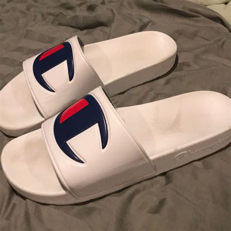 Champion slides | Champion shoes, Champion slides, Girly shoes