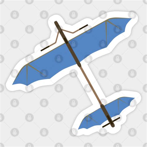 Aang's Blue Glider - Atla - Sticker | TeePublic