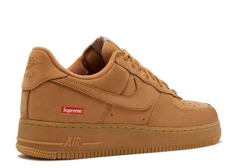 SUPREME X AIR FORCE 1 LOW BOX LOGO - WHEAT | Level Up