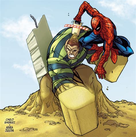 Spiderman VS Sandman by AndreaCelestini on DeviantArt