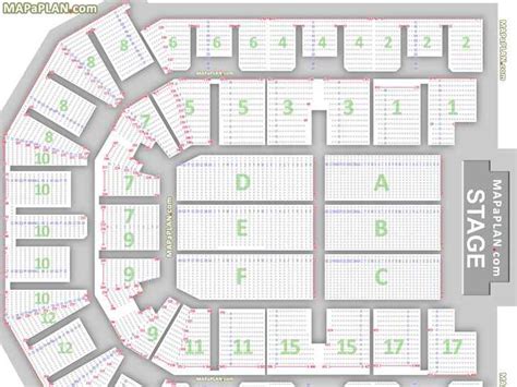 Liverpool M&S Bank Arena seat numbers detailed seating plan - MapaPlan.com