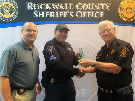 Rockwall County Sheriff’s Office Maintenance Sergeant Sanchez named ...