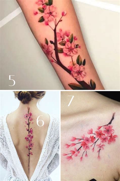 Cherry Blossom Tattoo Ideas - Printable Computer Tools