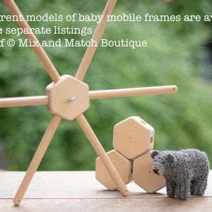 Baby Mobile Holder, Wood Crib Mobile Arm, Nursery Baby Mobile Stand ...