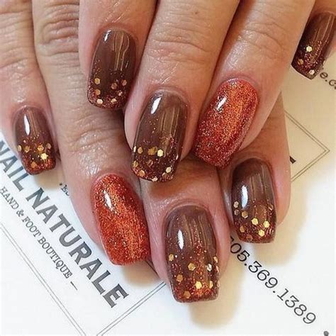 215 Pretty Thanksgiving Nail Art Designs - Body Art Guru