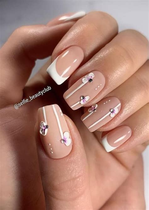 120+ Pretty Natural Short Square Nails Design For Summer Nails - Fashionsum