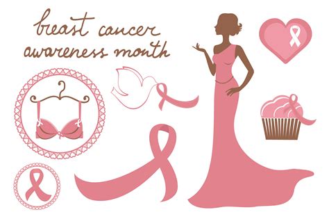 Breast cancer awareness month | Healthcare Illustrations ~ Creative Market