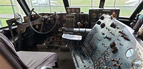 The cockpit of the Spruce Goose (yes, I got to sit in the chair) : r ...