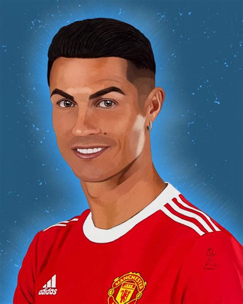 Cristiano Ronaldo Portrait drawing by Oz Galeano, Oscar Galeano ...