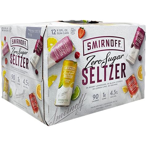 Smirnoff Zero Sugar Seltzer Variety Pack | GotoLiquorStore