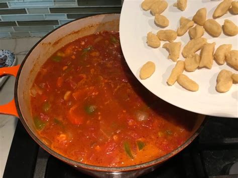 Easy Chicken Goulash with Quick Dumplings - Talking Meals